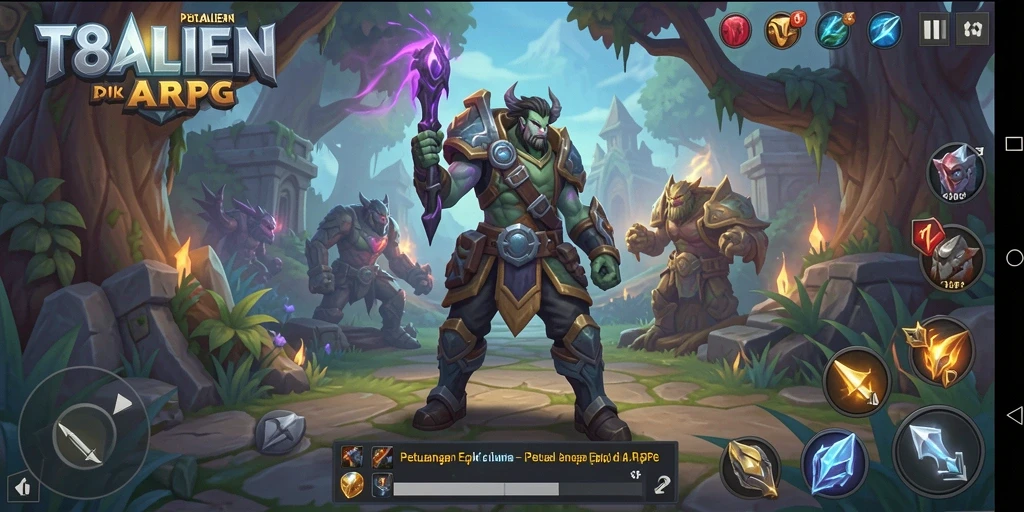Tampilan gameplay ARPG yang menarik dan penuh aksi di 138ALIEN.