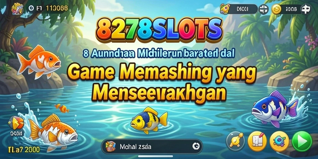Tampilan gameplay 8278SLOTS yang menarik saat menangkap ikan.