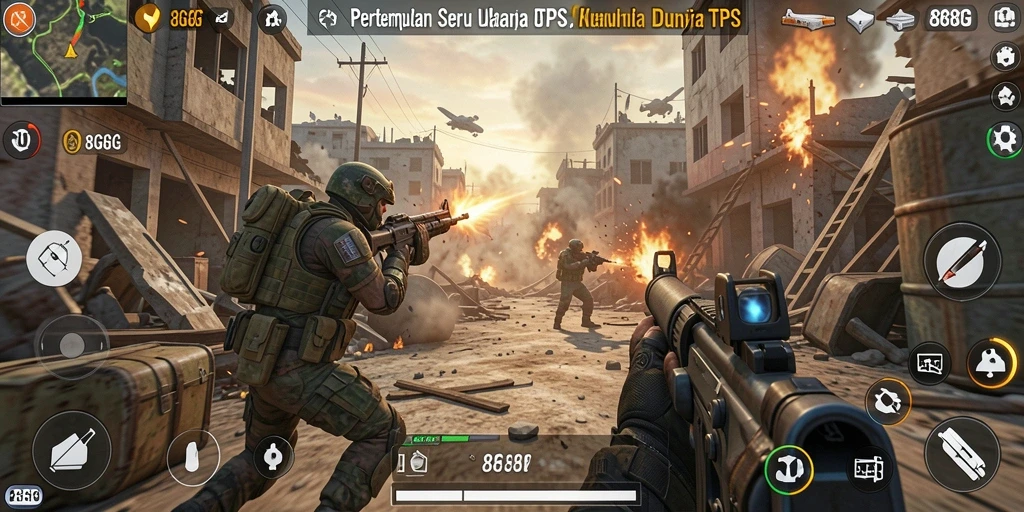 Screenshot gameplay mendebarkan dari 8G8G.