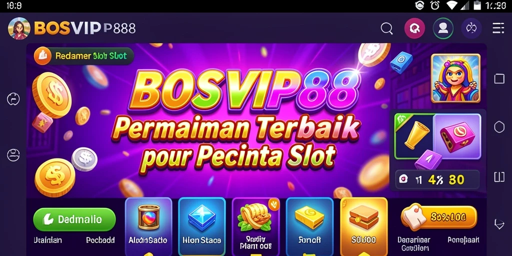 Tampilan gameplay menarik dari BOSVIP88 dengan efek visual menawan.