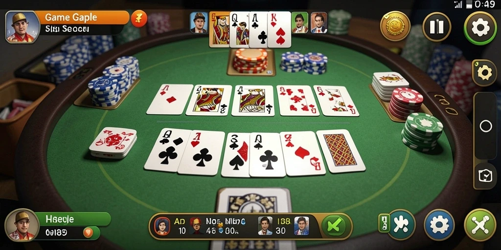 Tampilan gameplay menarik dari permainan Gaple HR89.