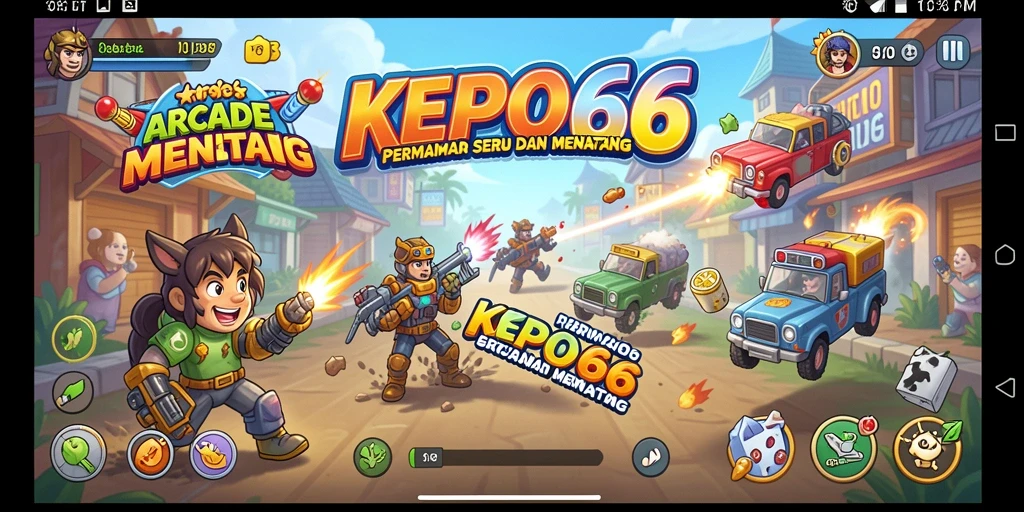 Tampilan gameplay KEPO66 yang penuh aksi dan keseruan.