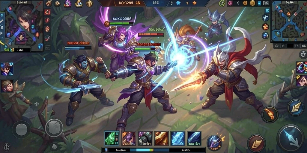 Gameplay KOKO288 yang intens dan penuh strategi.