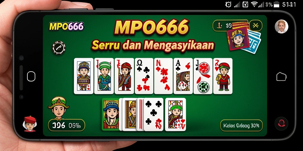 Screenshot gameplay MPO666 saat pemain bermain Domino.