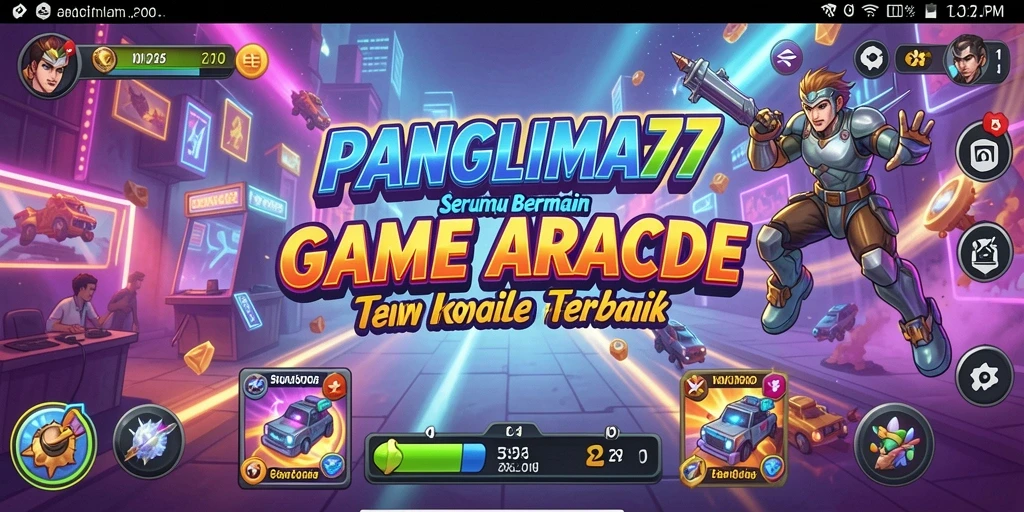 Tampilan gameplay menarik dengan aksi seru di PANGLIMA77.