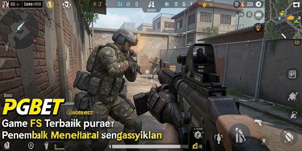 Tampilan gameplay PGBET yang intens dan mendebarkan di medan perang.