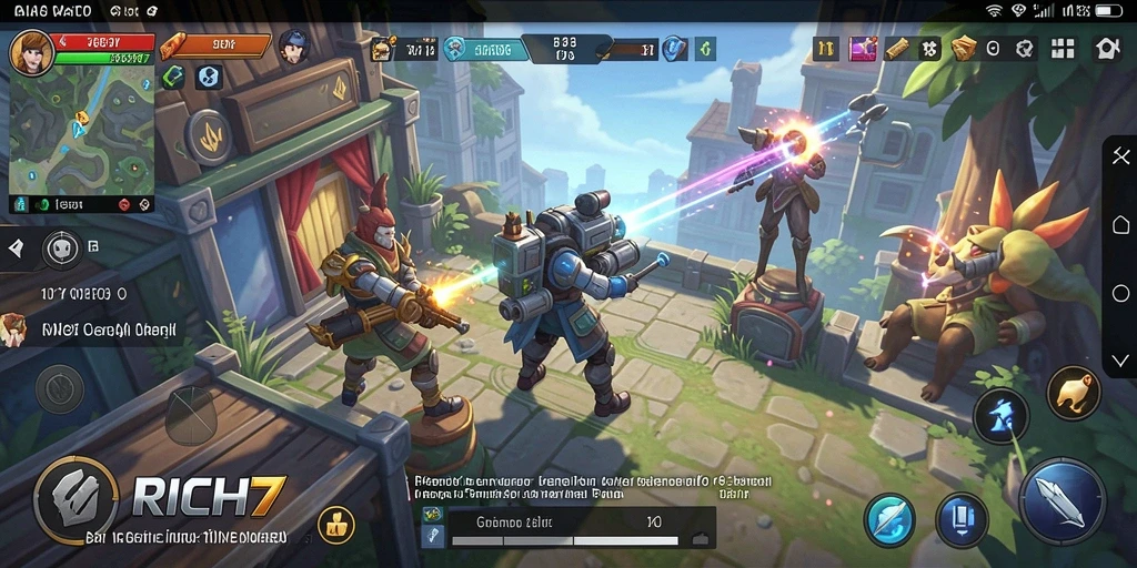 Tampilan utama RICH7 dengan gameplay Simulation yang mengasyikkan.