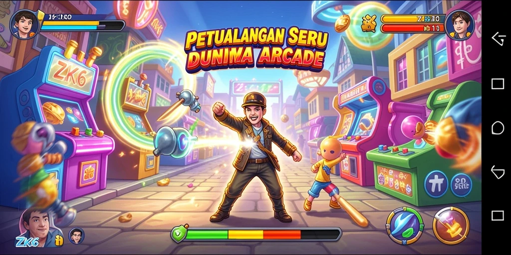 Tampilan gameplay menarik dari ZK6 dalam aksi.